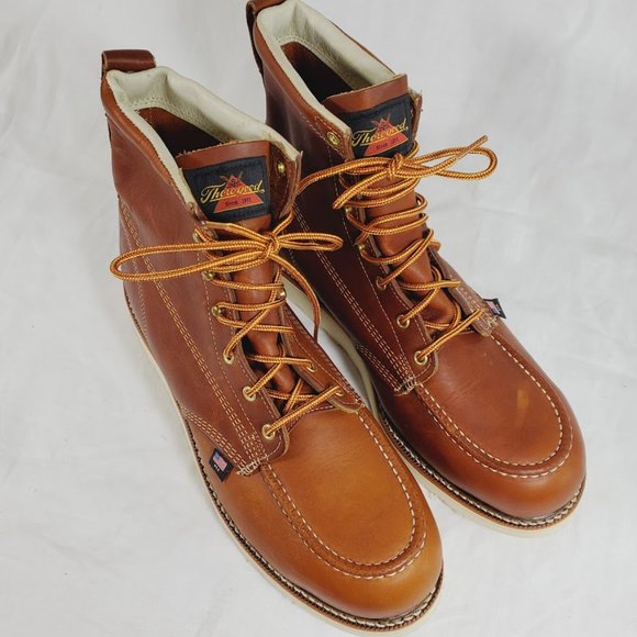 Thorogood American Heritage 6″ Tobacco Safety Toe Work Boot 13 EE 13 Wide Unworn - Picture 2 of 12